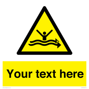 Custom Warning strong currents